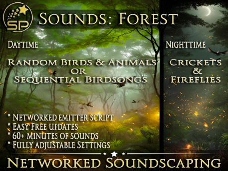 Second Life Marketplace - [SP] Sounds: Forest (Day/Night)